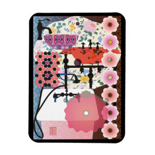 Ímã Magnet de Sinais Rosa