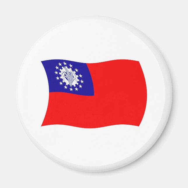 Imã Magnet de Sinalizador da Birmânia (Frente)