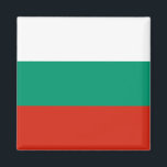 Imã Magnet de Sinalizador da Bulgária<br><div class="desc">Bandeira Bulgária</div>
