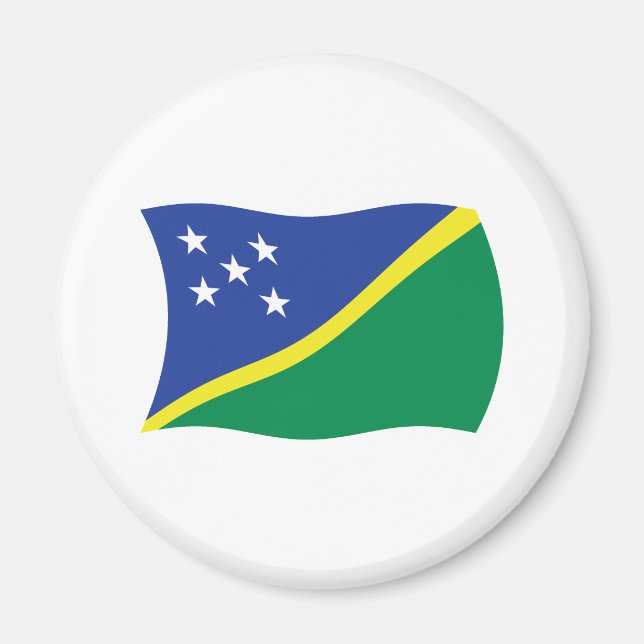 Imã Magnet de Sinalizador das Ilhas Salomão (Frente)