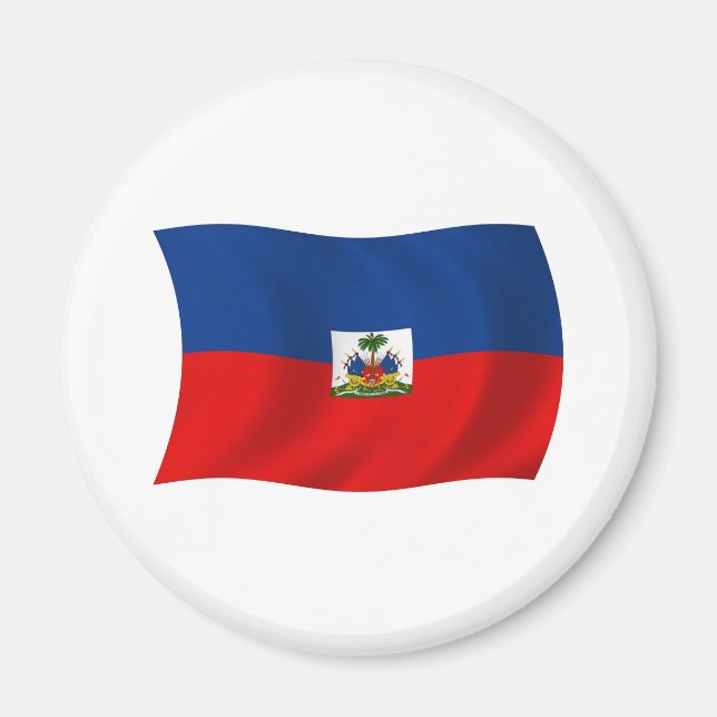 Imã Magnet de Sinalizador do Haiti (Frente)