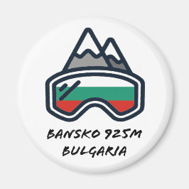 Imã Magnet De Snowboard De Bansko Ski