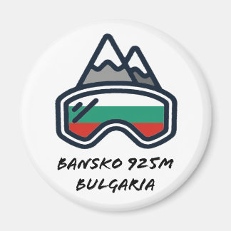 Imã Magnet De Snowboard De Bansko Ski