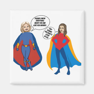 Imã Magnet de Super Amigos Personalizados