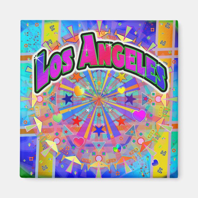 Imã Magnet de Unidade Cósmica de Los Angeles (Frente)