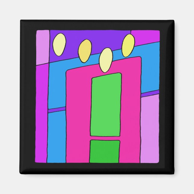 Imã Magnet De Velas De Inverno (Frente)