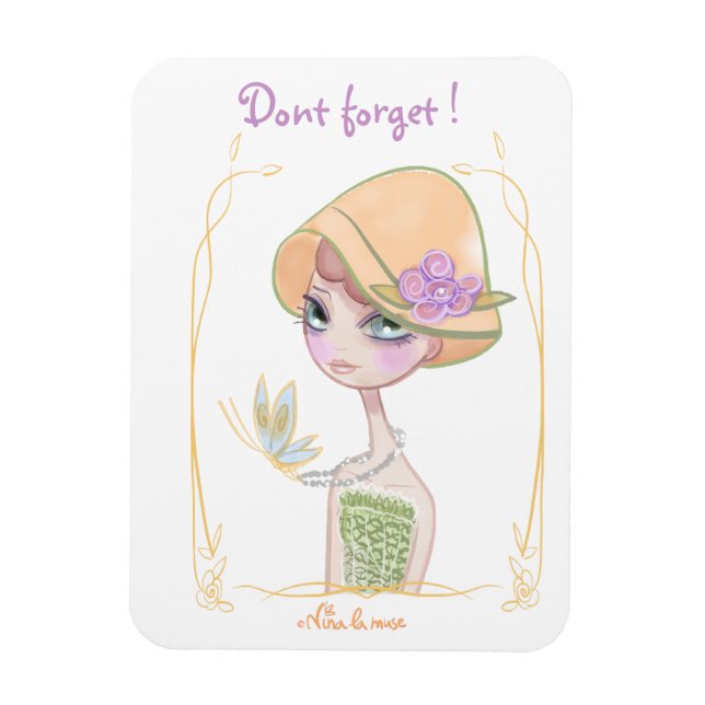 Ímã Magnet decorativo para refrigerador (Vertical)