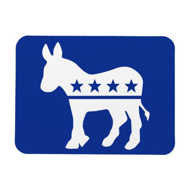 Ímã Magnet Democrata Donkey Premium (Horizontal)