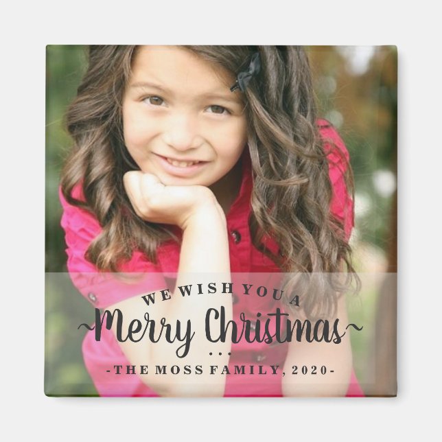 Imã Magnet - Desejamos-Lhe Um Feliz Natal (Frente)