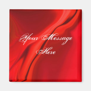 Imã Magnet Design Vermelho Suave