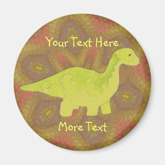 Imã Magnet Dino Amarelo