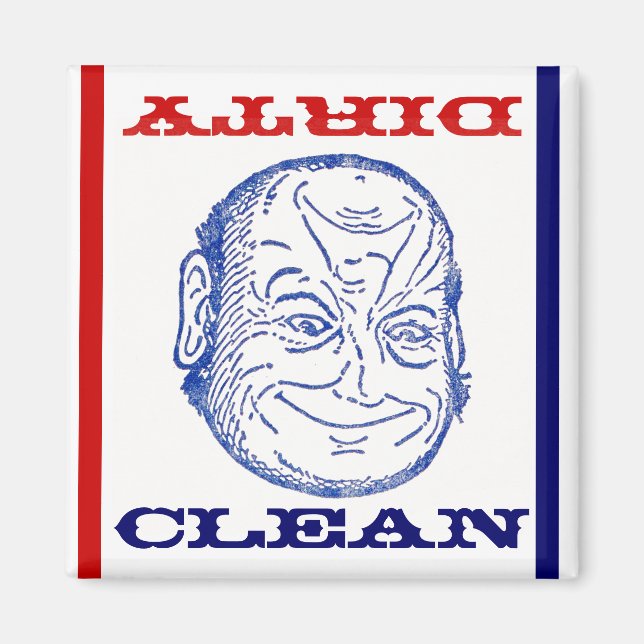 Imã Magnet Dishwasher Butler Limpo Disco óptico sujo (Frente)