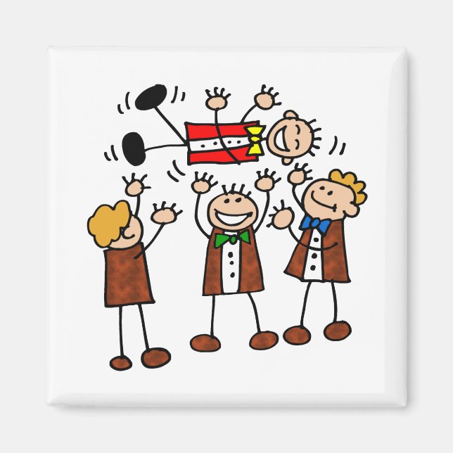 Imã Magnet: Divertido com os Meninos (Frente)