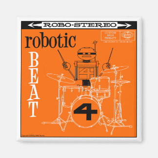Imã Magnet do Autumn Lake "ROBOTIC BEAT LP"
