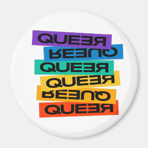 Imã Magnet Do Carro. LGBT+Orgulho. Queer. Botao