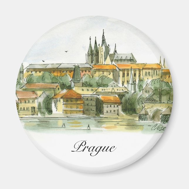 Imã Magnet do Castelo de Praga (Frente)