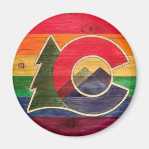 Imã Magnet do Colorado Pride