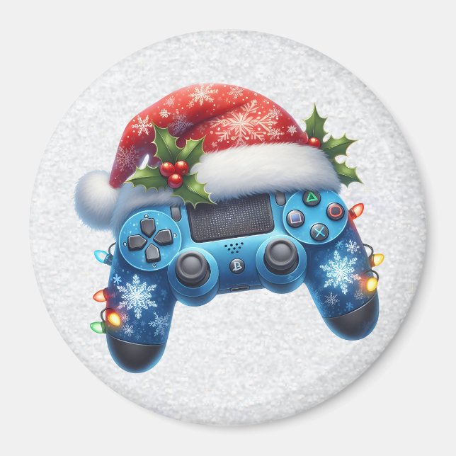 Imã Magnet do Controlador de Jogos do Santa Hat (Frente)