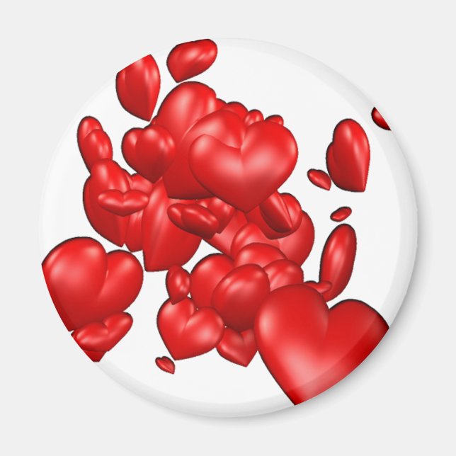 Imã Magnet do Coração de Corações (Frente)