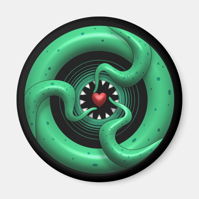 Imã Magnet do Coração de Cthulhu (Frente)