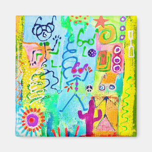 Imã Magnet do Desert Stick Zombies