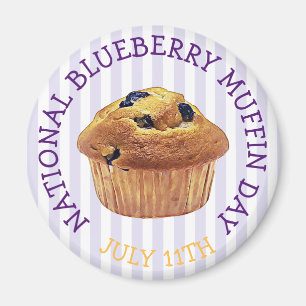 Imã Magnet do Dia de Julho Nacional do Muffin de Aroma