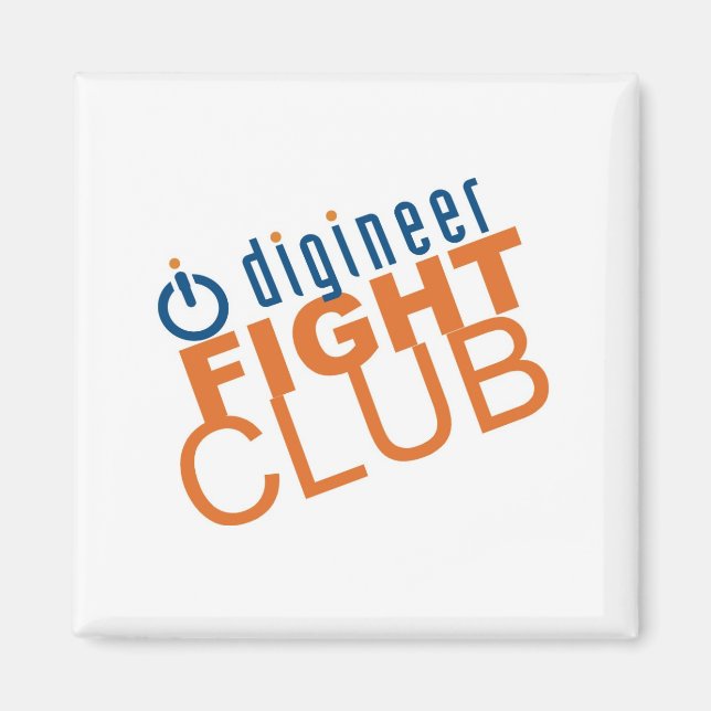 Imã Magnet do Digineer Fight Club (Frente)