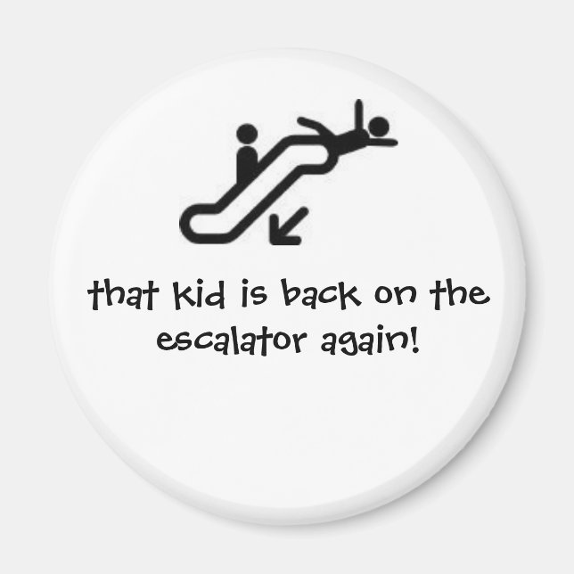 Imã Magnet do Escalator Kid (Frente)
