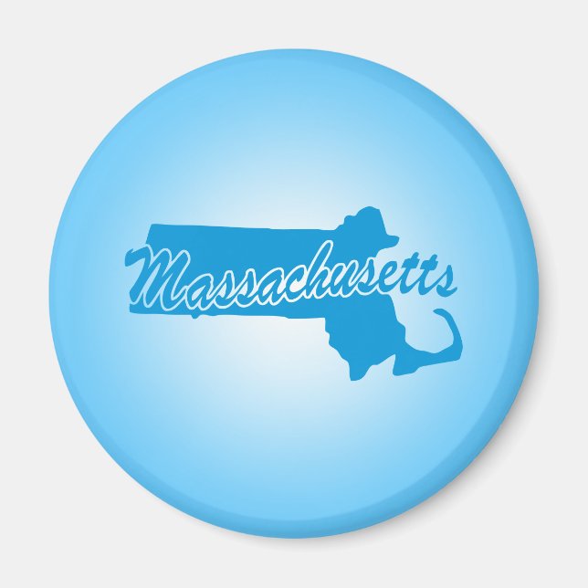 Imã Magnet do Estado de Massachusetts (Frente)
