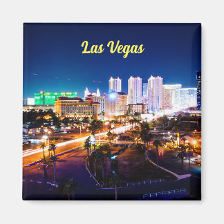 Imã Magnet do horizonte de Las Vegas Nighttime