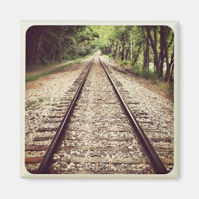 Imã Magnet do Instagram Railroad (Frente)