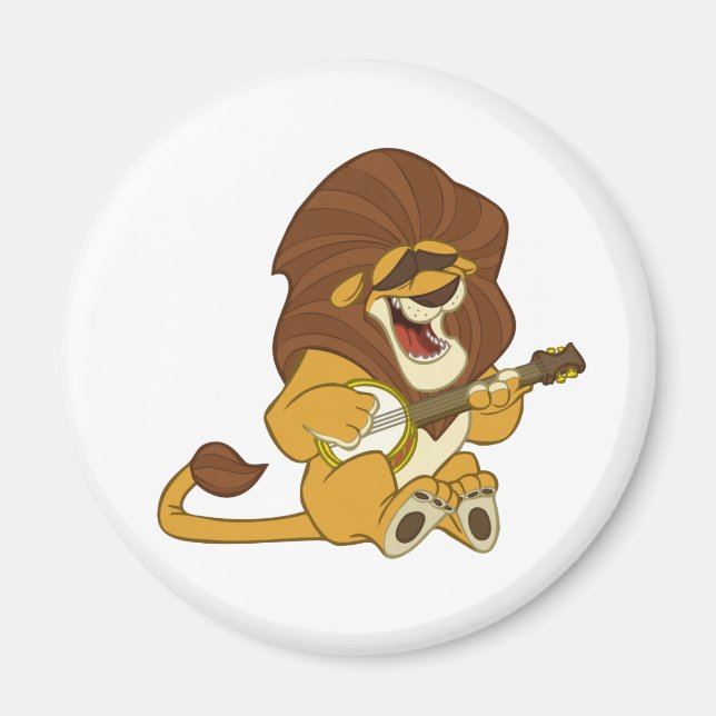 Imã Magnet Do Leão De Banjo-Strummin (Frente)