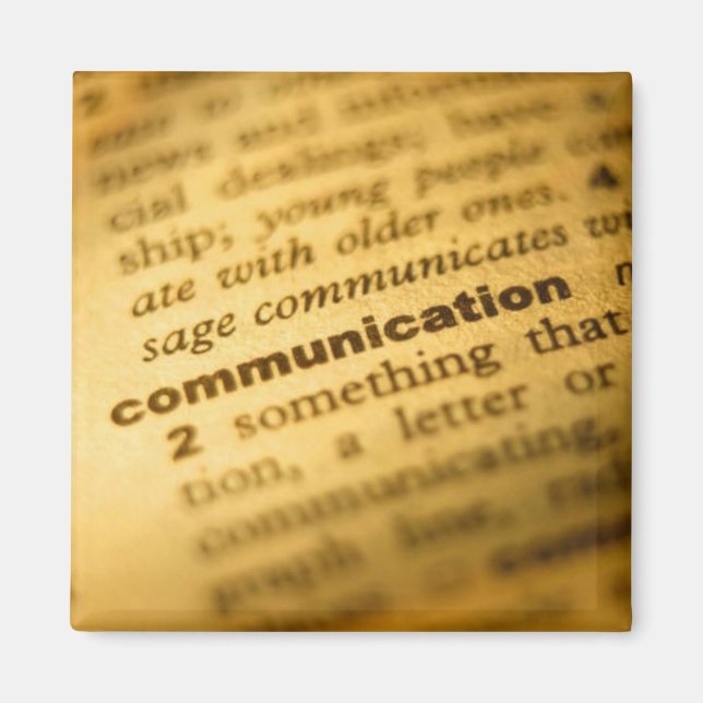 Imã Magnet do lembrete - Comunicação (Frente)