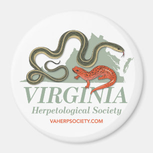Imã Magnet do logotipo da LOVirginia Herpetological So