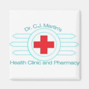 Imã Magnet do logotipo do Dr. C.J. Martin