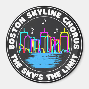 Imã Magnet do logotipo do Skyline Chorus em Boston