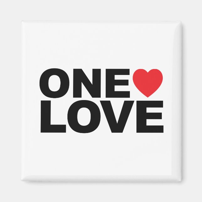 Imã Magnet do logotipo OneLove (Frente)
