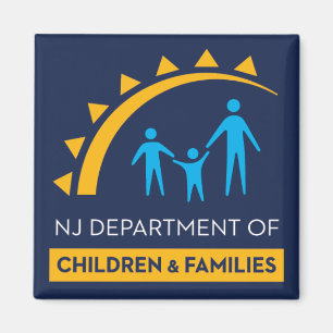 Imã Magnet do logotipo quadrado NJDCF