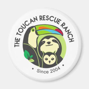 Imã Magnet do Logotipo Ranch do Toucan Rescuting