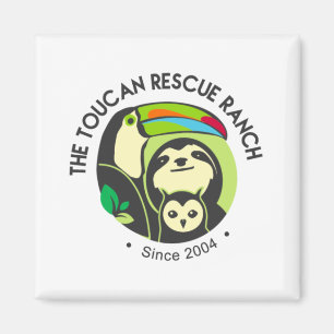 Imã Magnet do Logotipo Ranch do Toucan Rescution - Qua