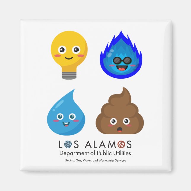 Imã Magnet do mascote do utilitário (Frente)