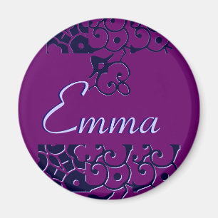 Imã Magnet do nome do Emma Designer - Personalizável