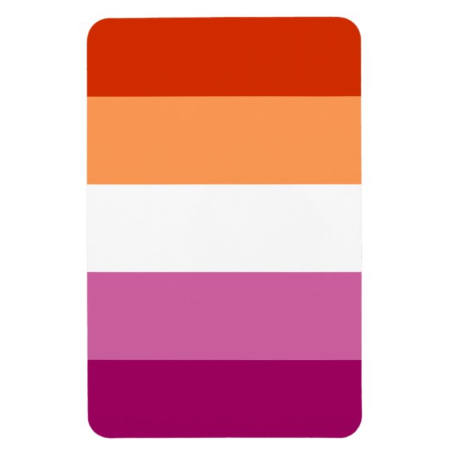 Ímã Magnet do Orgulho Lésbico (Vertical)