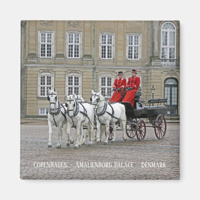 Imã Magnet do Palácio de Copenhaga/Amalienborg! (Frente)