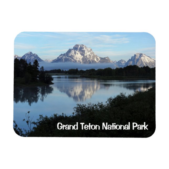 Ímã Magnet do Parque Nacional Grand Teton (Horizontal)