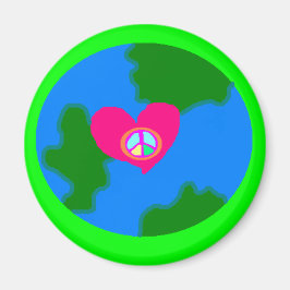 Imã Magnet do Pistachio da Paz Mundial