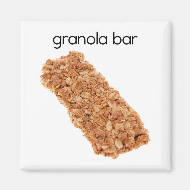 Imã Magnet do refrigerador do Bar Granola (Frente)
