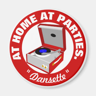 Imã Magnet do reprodutor de discos Red Retro Dansette