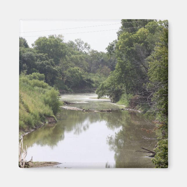 Imã Magnet do rio Chikaskia (Frente)