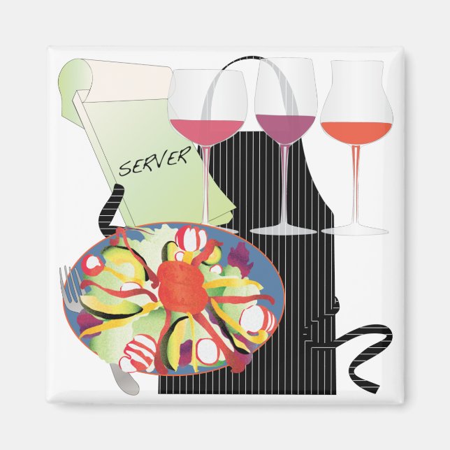 Imã Magnet do Servidor de Trabalhos (Frente)